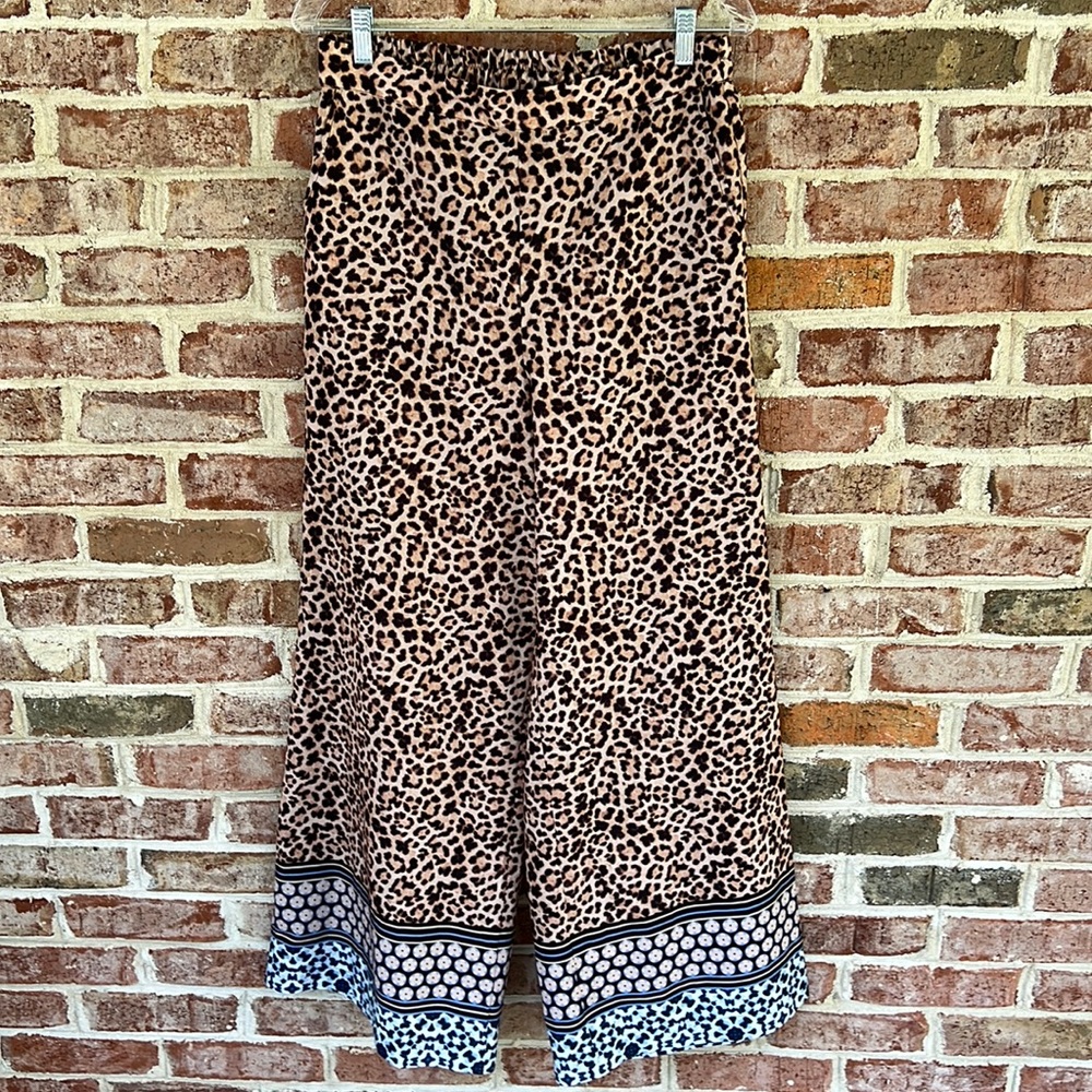 Joan Vass New York size medium wide leg lounge pants EUC